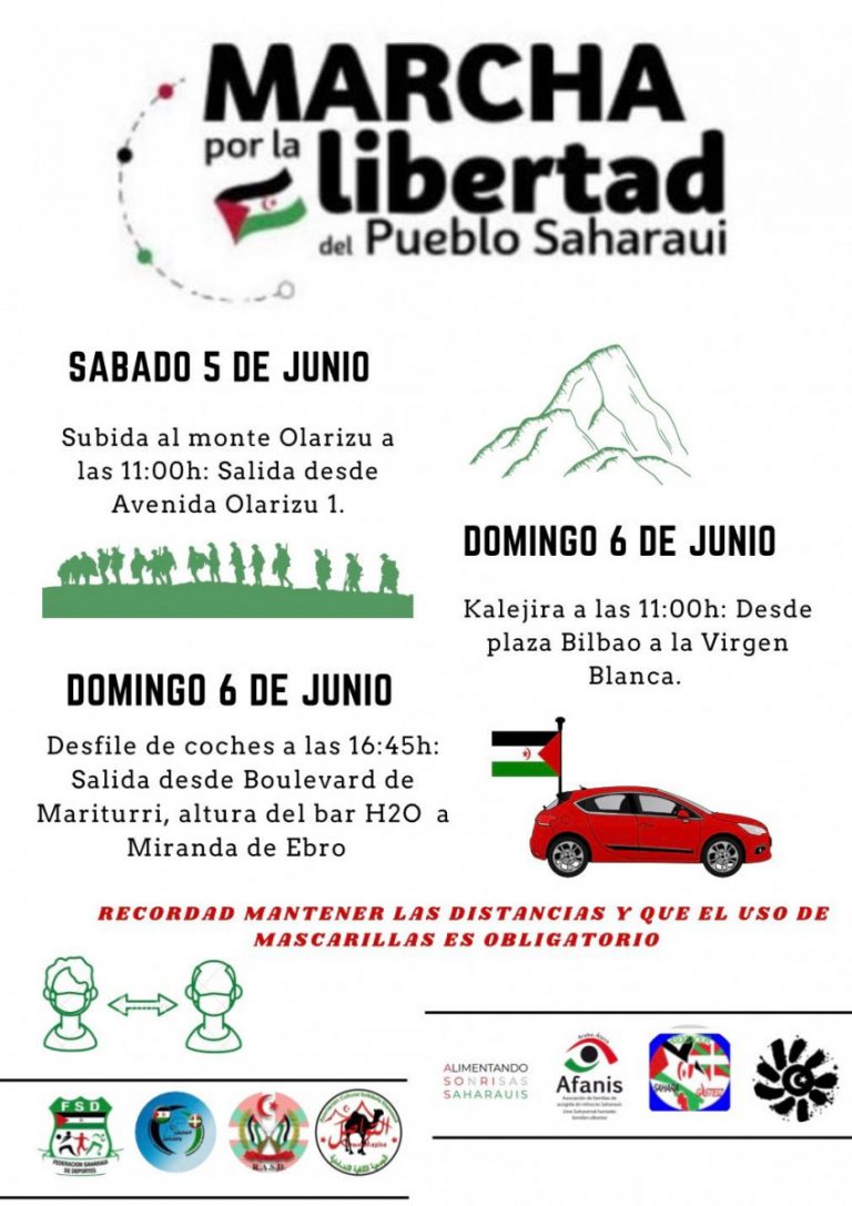 La Marcha Por La Libertad Del Pueblo Saharaui Finaliza El De Junio