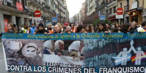 Victimas del franquismo amplian la querella argentina