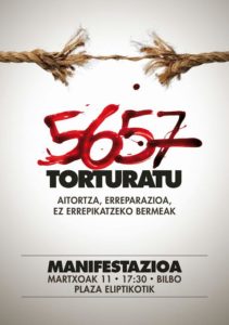 Sandra Barrenetxea (torturada): “El reconocimiento necesita de iniciativas ciudadanas, pero también de leyes para que se de la reparación”.