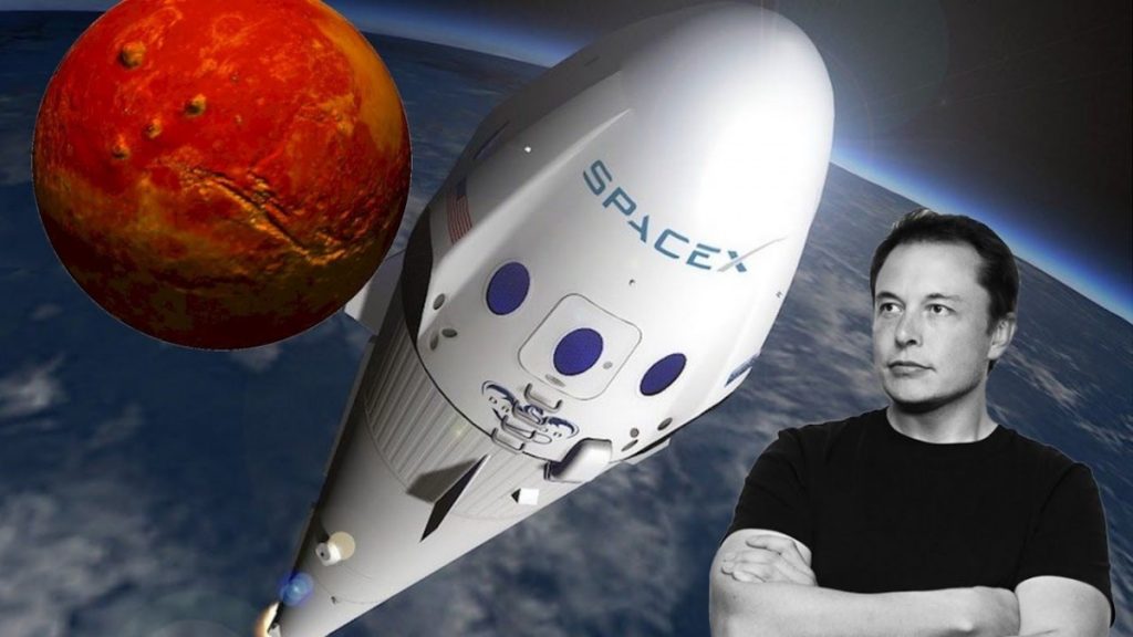 Marte, Elon Musk, deportivo rojo y mucha publicidad gratuita