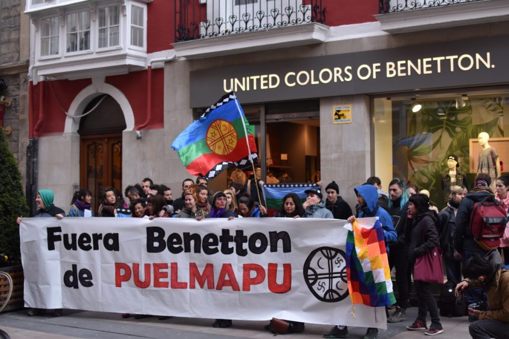 Muestras de solidaridad con el pueblo mapuche