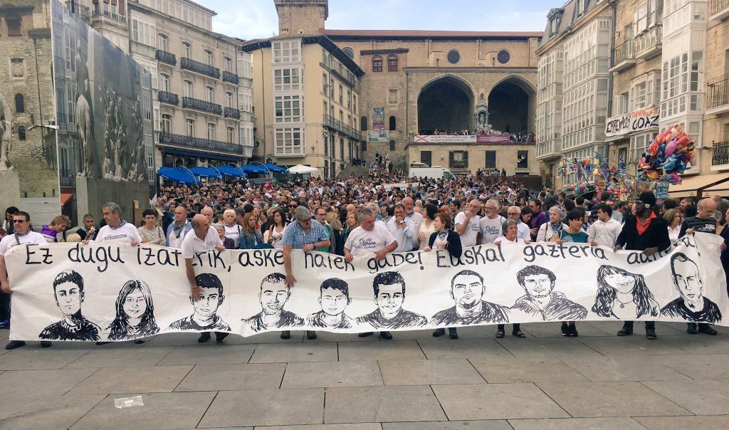 Volverán a exigir la libertad de los jóvenes de Altsasu con una concentración en jaias de Gasteiz
