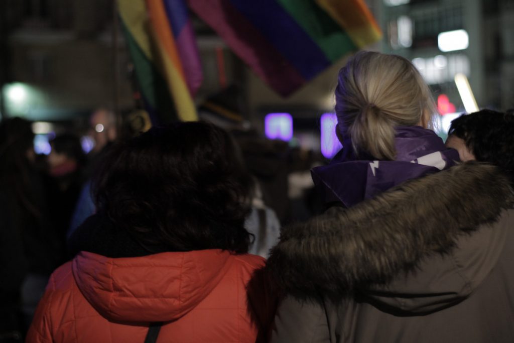 Las feministas de Gasteiz también salen a la calle en solidaridad con las mujeres andaluzas
