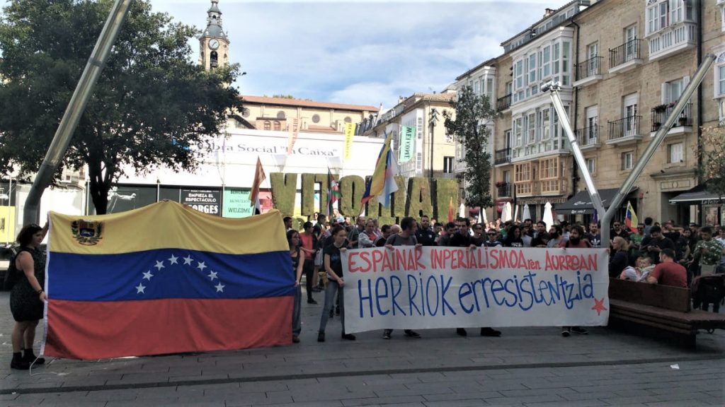 Venezuelaren aurkako “esku-hartze inperialista” salatzeko mobilizazioak iragarri dituzte