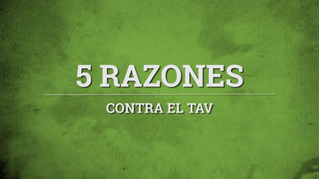 Cinco razones contra el TAV