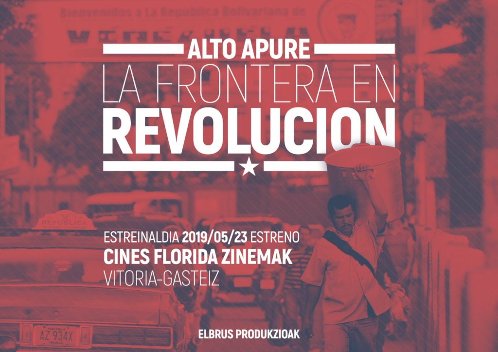 El documental ‘Alto apure, la frontera en revolución’ del alavés Ibai Trebiño se estrena en Gasteiz