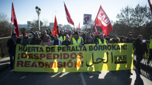 Ramón De La Calle (LAB sindikatua): “Normalean zaila izaten da landa eremuan borroka ematea, baina Peraltan indar handia hartu zuen”