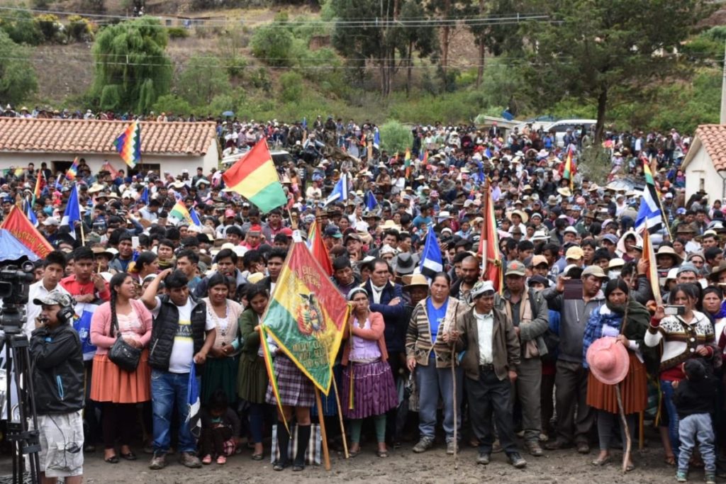 Boliviako estatu kolpea salatzeko elkarretaratzea egingo dute bihar