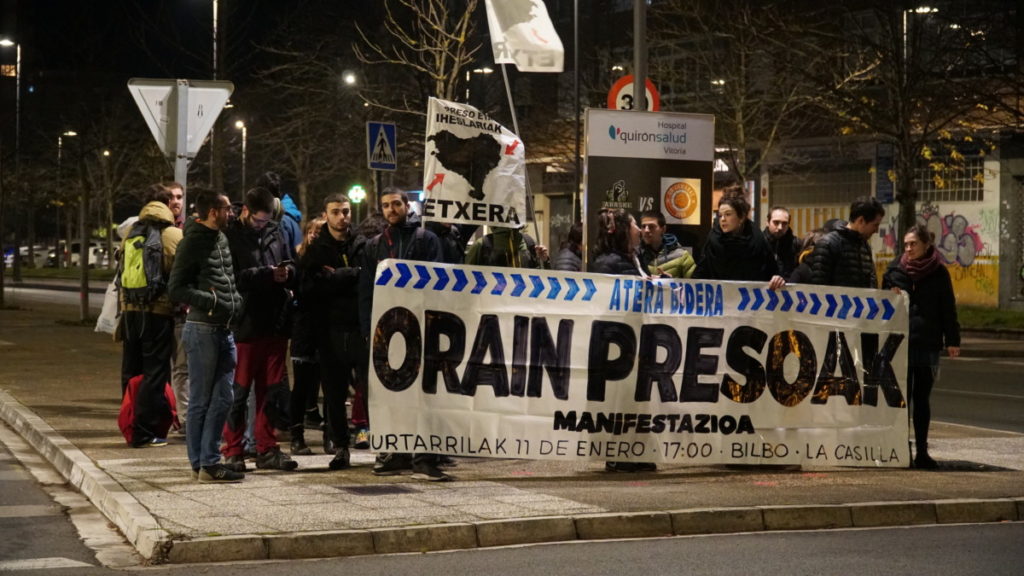 Eragile eta sektore desberdinetako kideek Euskal Preso Politikoen etxeratzea eskatu zuten