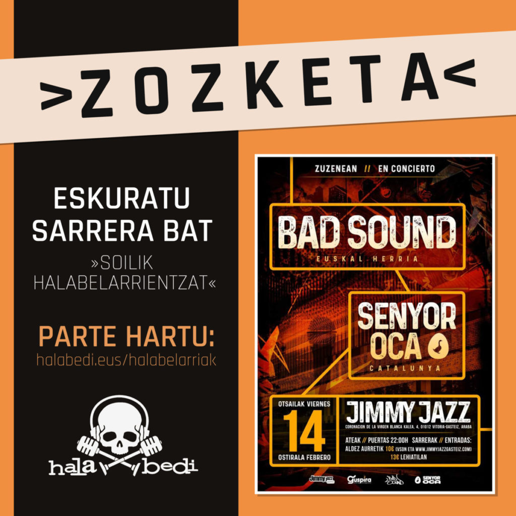 ZOZKETA | Bad Sound & Senyor Oca