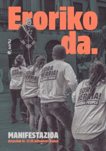 «Somos llamados a declarar por un presunto delito contra la corona que en nuestra opinión no va más allá ese acto de hacer crítica política y lo que quieren hacer es criminalizarlo»