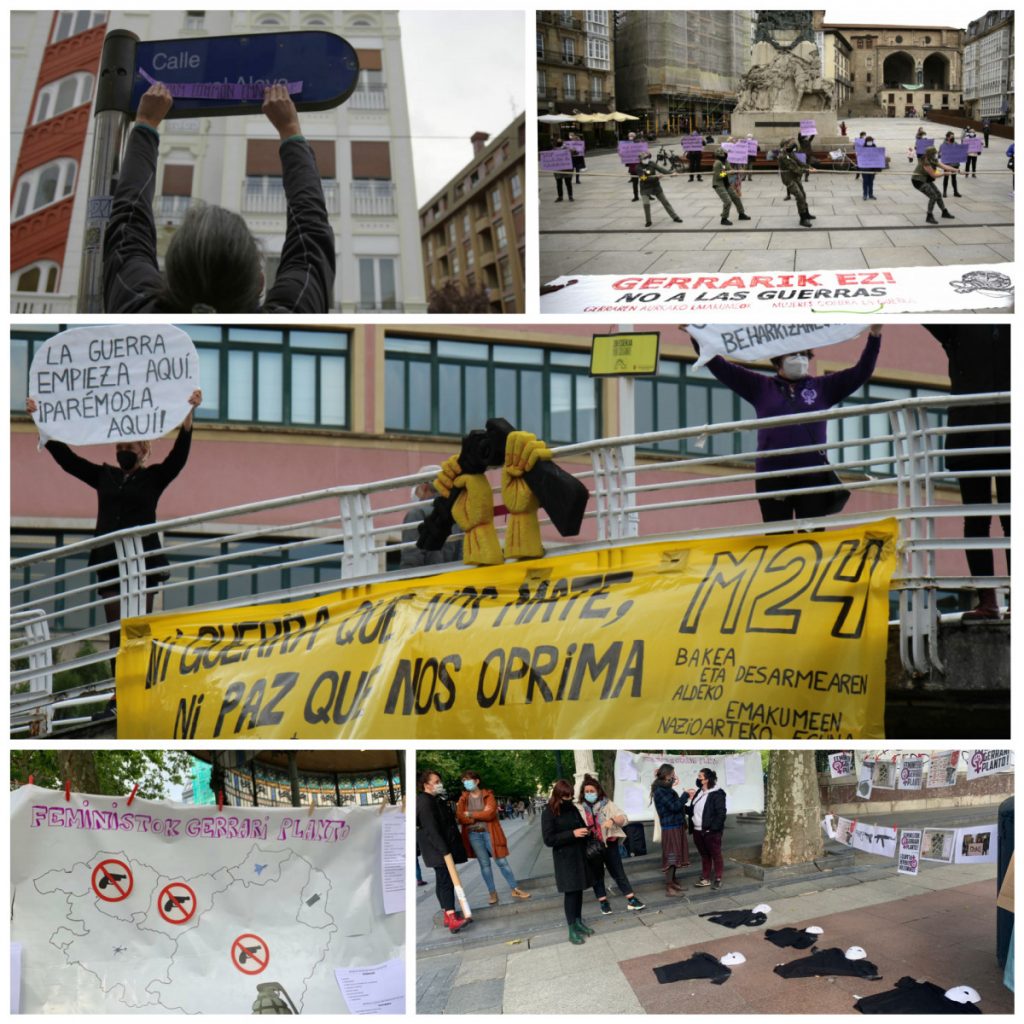 «Mujeres contra la guerra» toman las calles el “Día internacional de las mujeres por la paz y el desarme”