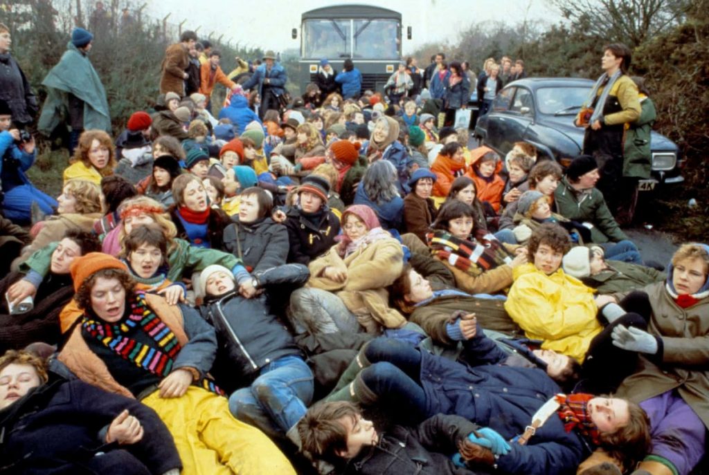 Mujeres de Greenham Common 1981 y mujeres de Euskal Herria 2021