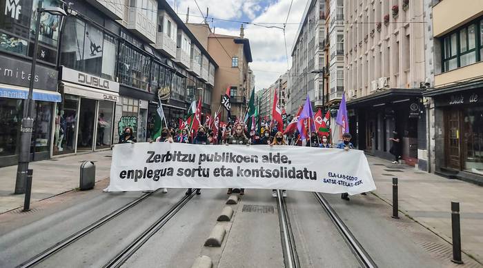 Los sindicatos vuelven a la calle pidiendo la consolidación del empleo público