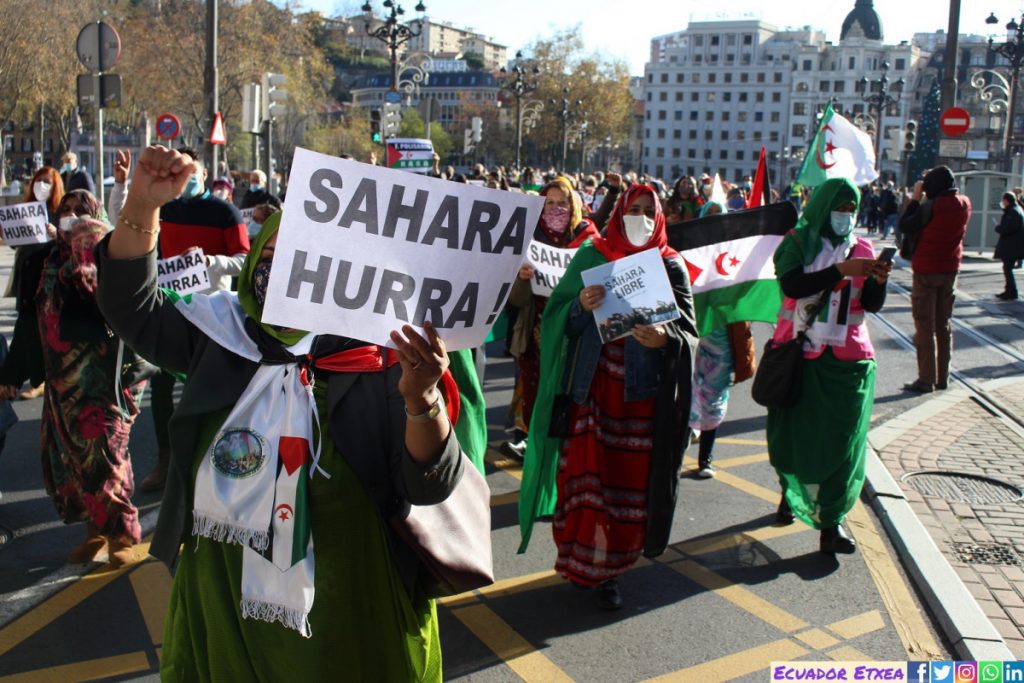 “Pero a los saharauis no…”