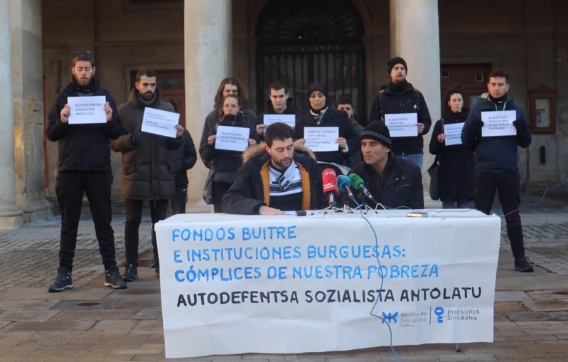 Etxebizitza Sindikatua exige la paralización del desahucio de una familia de Gasteiz