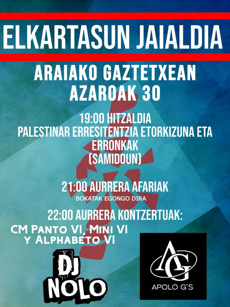 Elkartasun Jaialdia Araian