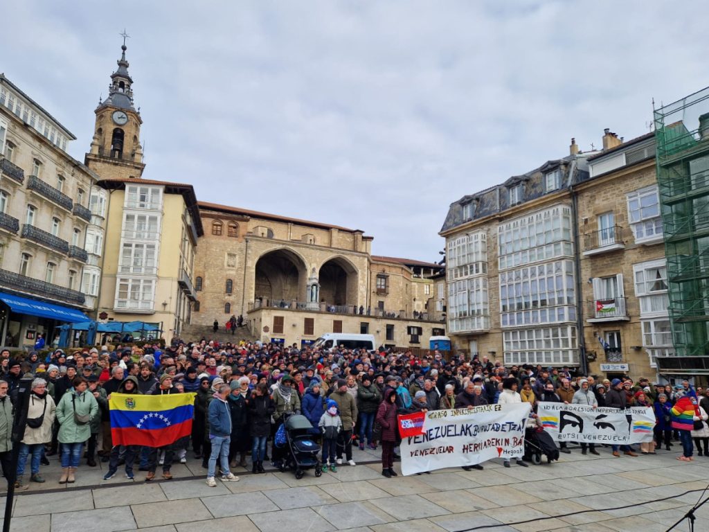 Venezuelako herriarekin elkartasunez, hainbat mobilizazio deitu dituzte Gasteizen