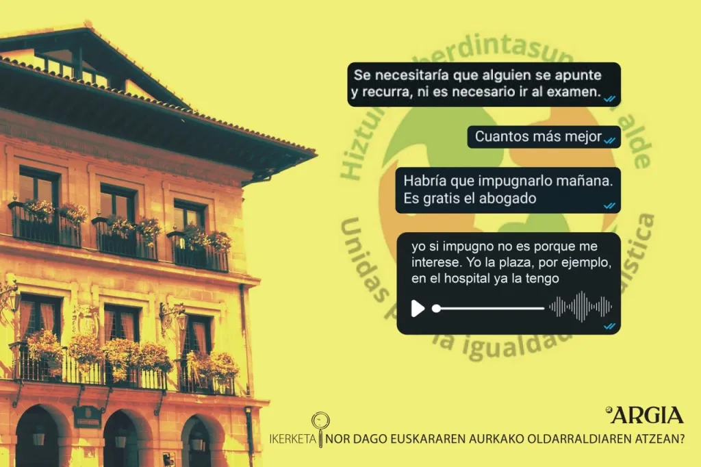 INVESTIGACIÓN | La convocatoria de empleo público del Ayuntamiento de Errenteria fue saboteada por un grupo contrario al euskera