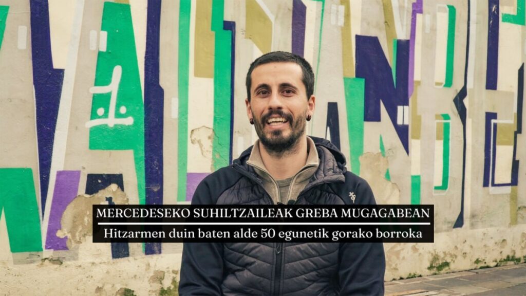 Mercedeseko suhiltzaile industrialak greba mugagabean