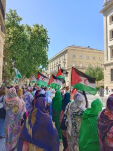 Marokoren hilketak eta Espainiako gobernuaren isiltasuna salatu dituzte, saharar elkarteek deituta