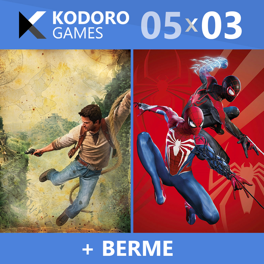 Kodoro Games 5×03 – Uncharted: Golden Abyss y Spider-Man 2 (con Berme)