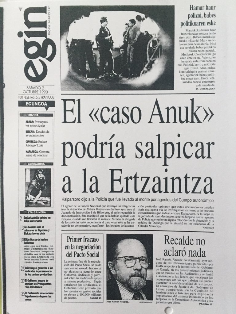 Portada de EGIN (Igor Meltxor)